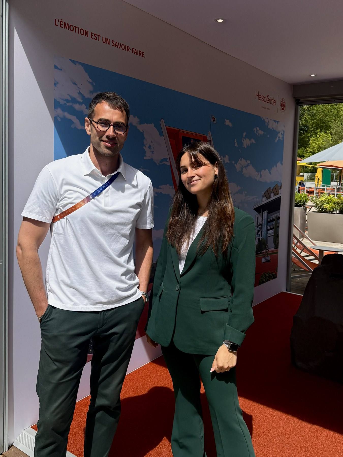 Stand grand public Hespéride à Roland-Garros